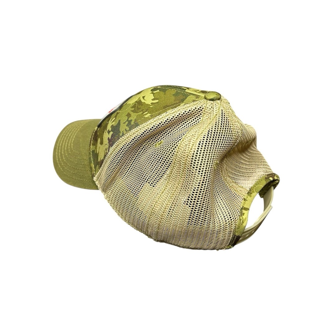 Disney Mickey Mouse Trucker Hat Camo Mesh Snapback Green Tan One Size OSFM - Picture 4 of 8